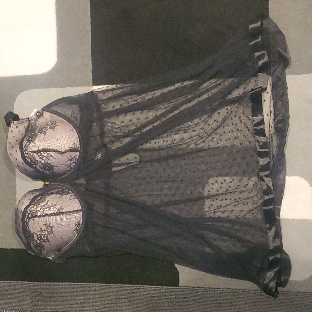 Plus Size 3x Daisy Fuentes Babydoll Teddy
